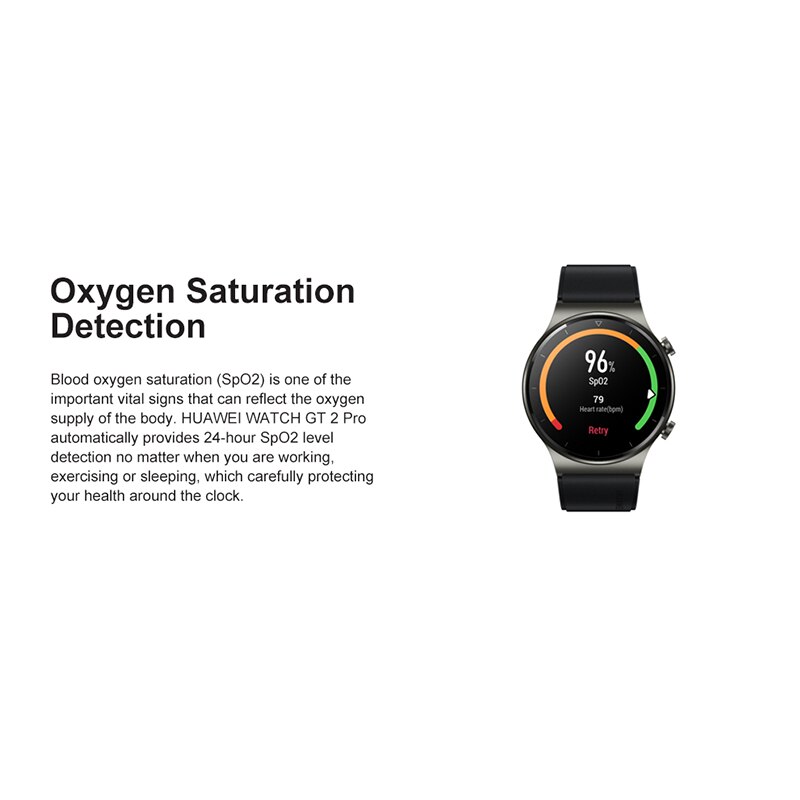 Huawei-reloj inteligente GT2 Pro para hombre y mujer, accesorio de pulsera  resistente al agua con control del ritmo cardíaco, batería de 14 días de  duración, Original 